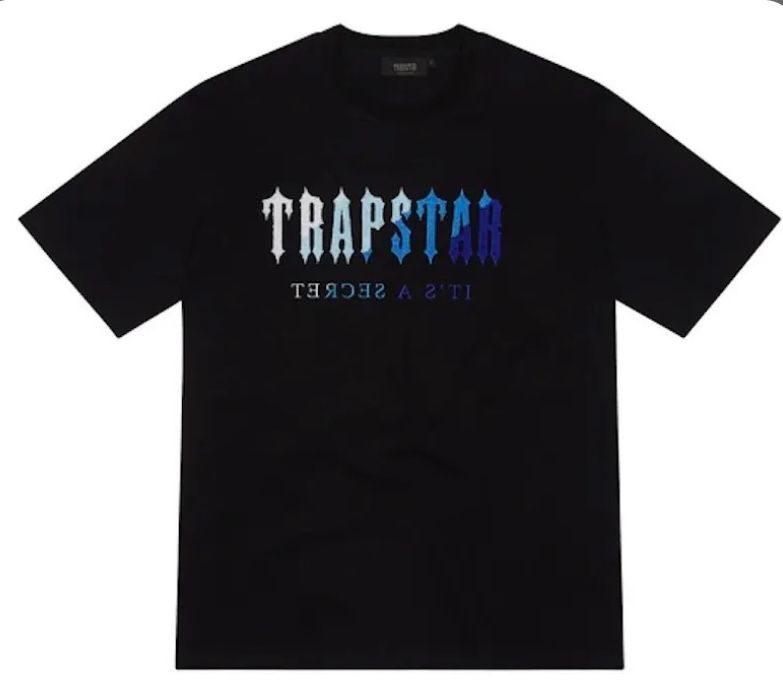 Мужские футболки Trapstar it’s a secret черные унисекс трепстар