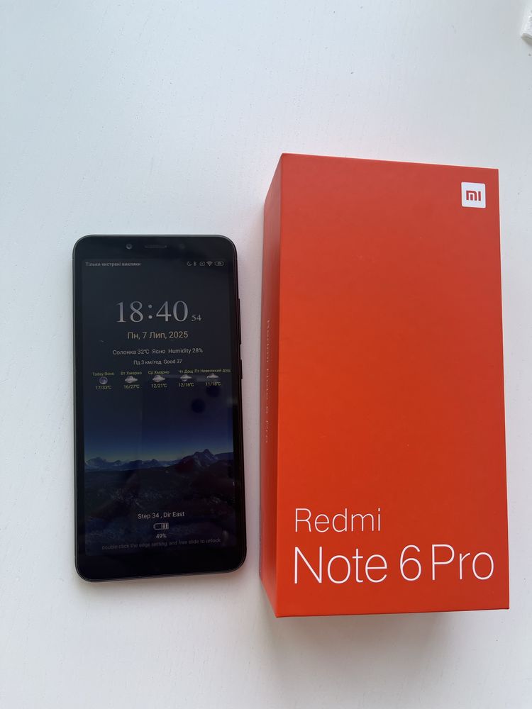 Мобільний телефон Xiaomi Redmi 6 pro