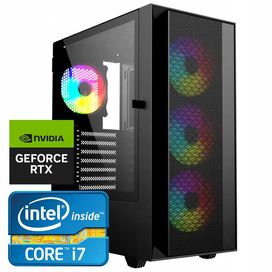 Nowy Komputer Gamingowy Intel i7 32GB 1000SSD RTX 4060 Win11 RATY 0%