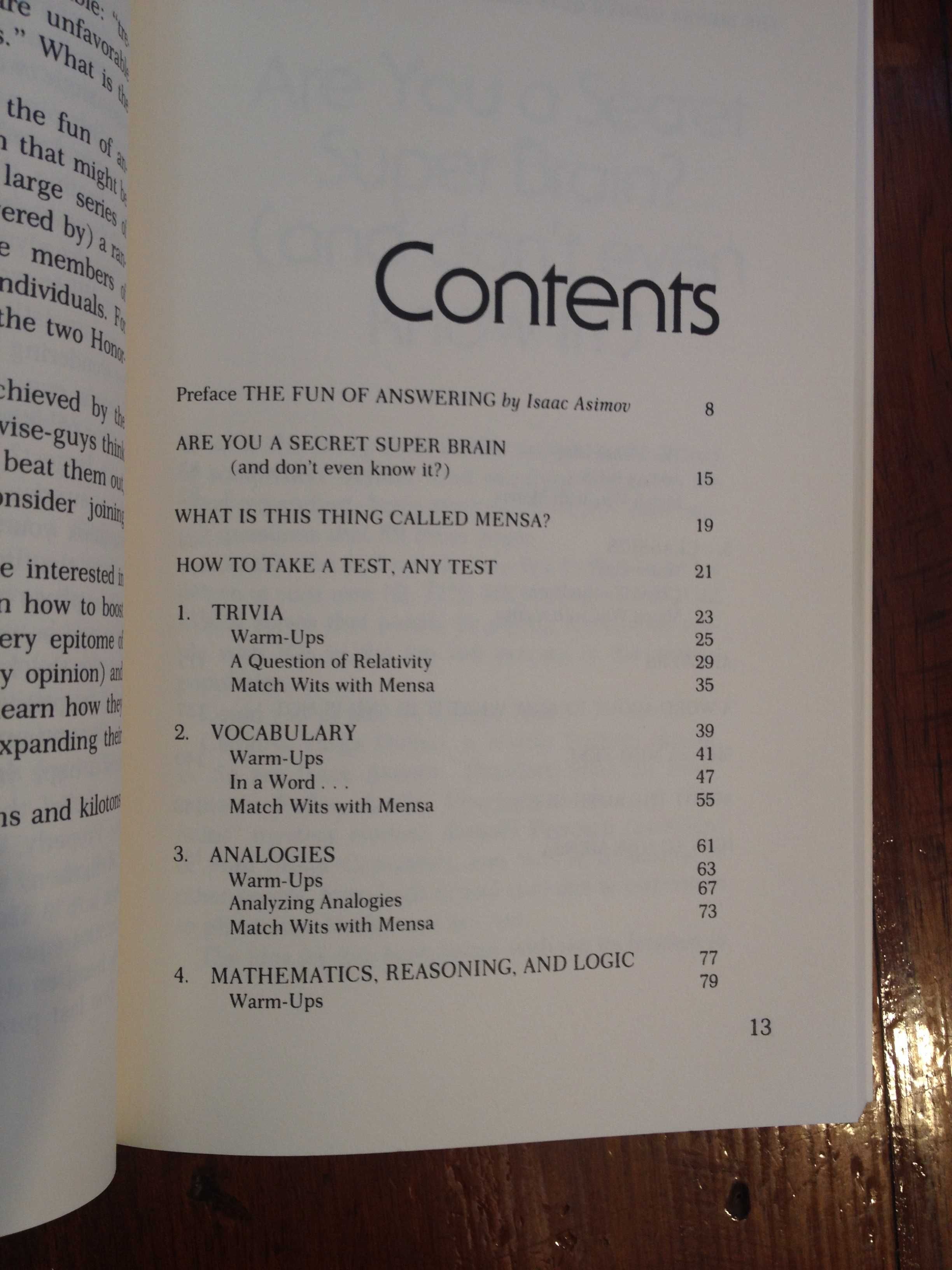 The Mensa Genius Quiz-book