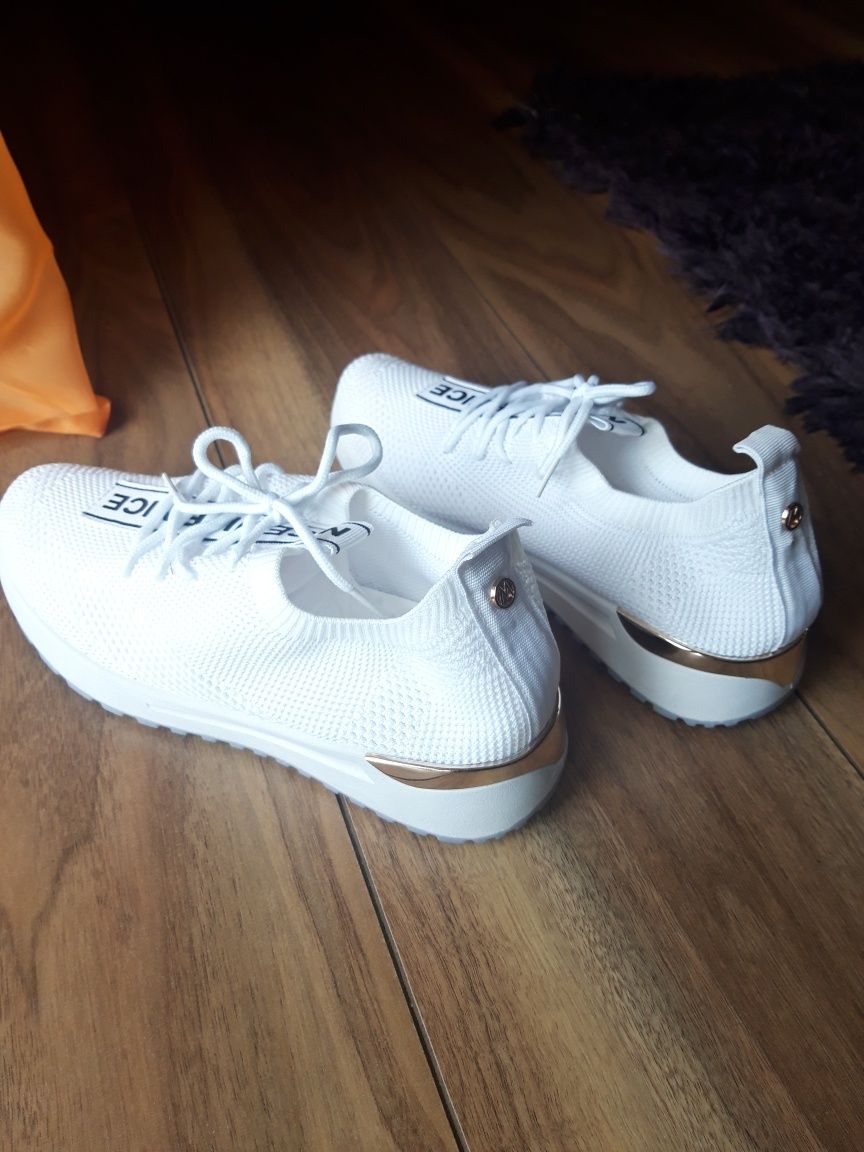 Tenisówki damskie 37 nowe Nice