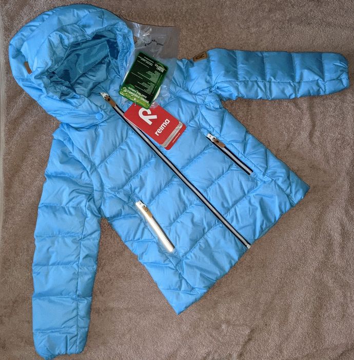 Новий натуральный пуховик жилет Reima Minna 2в1 122р.