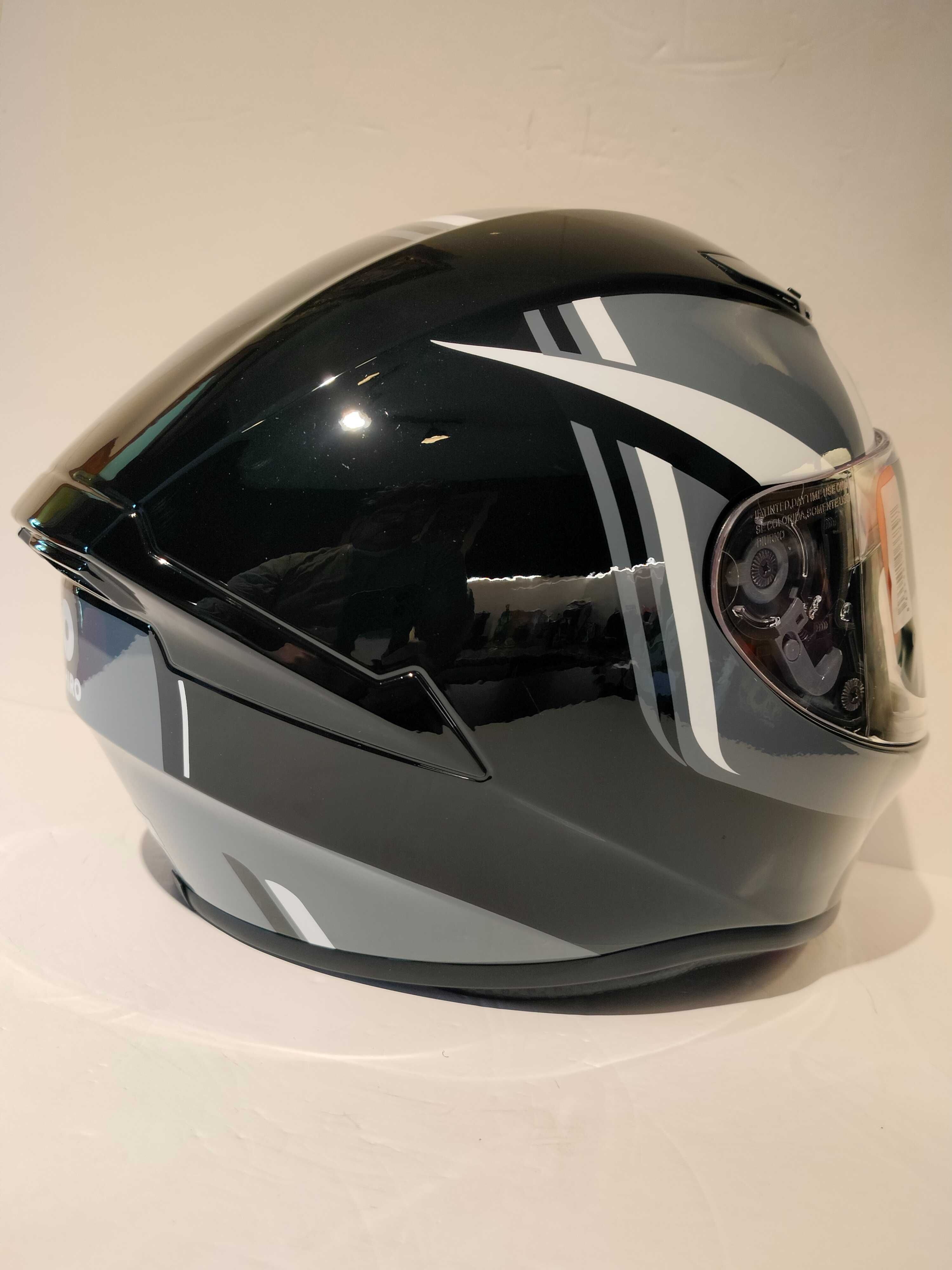 Capacete integral Shiro SH-870 mota scooter novo