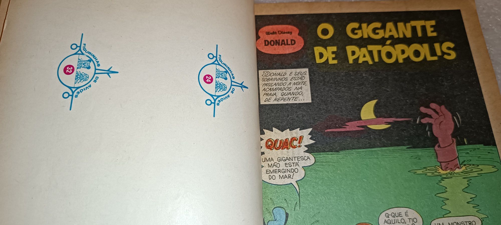 Raro almanaque Tio Patinhas de 1967 contém cromos