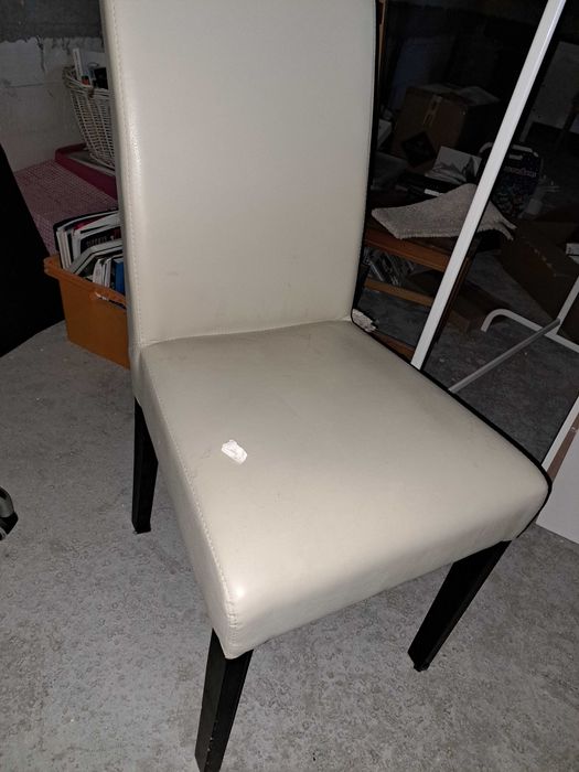Krzesło ikea eko skóra