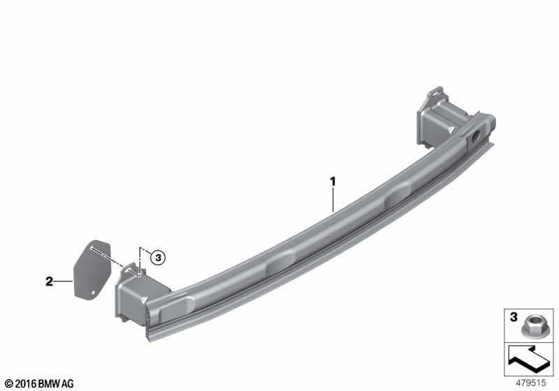 Belka pod zderzak tył MINI Seria: MINI Countryman F60 nr. mag 1/122