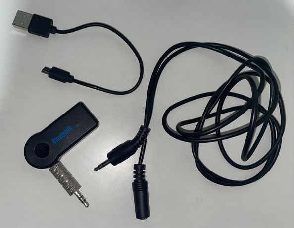 Ресивер автомобильный Bluetooth AUX BT350 Black (av124)