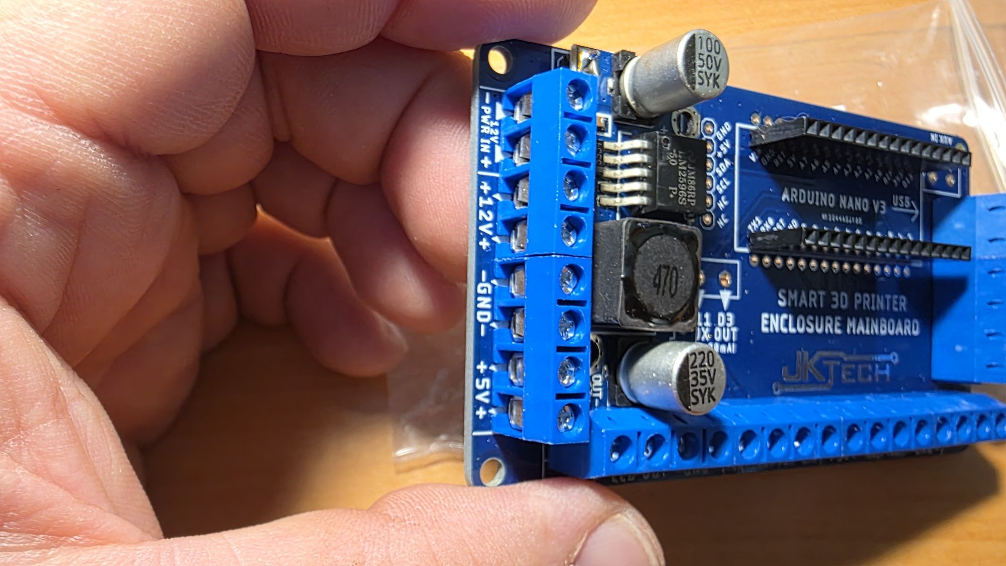 Controladora para enclosure de impressora 3D