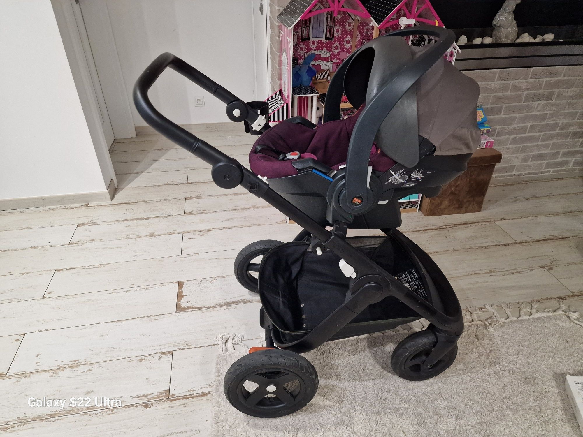 Wózek dziecięcy  Stokke Trailz Black Melange 3 w 1 +dodatki