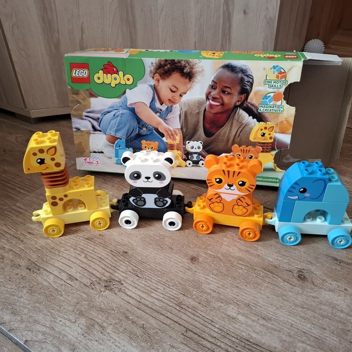 Lego duplo pociąg że zwierzątkami