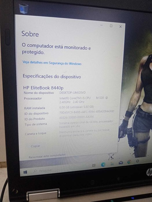 Portátil HP i5 Modelo 8440P