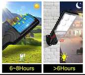 Lampada solar LED