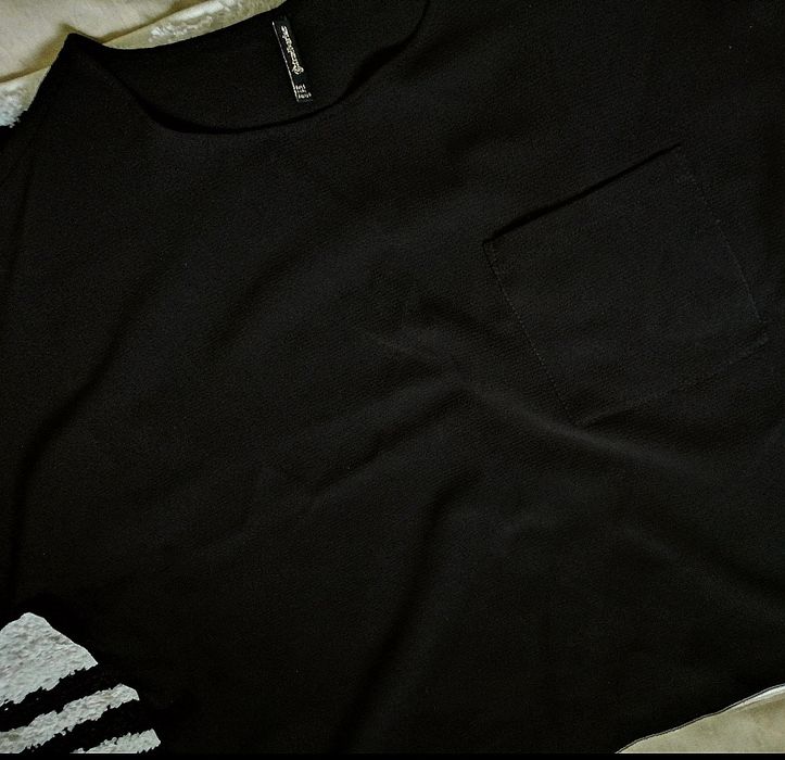 STRADIVARIUS Nowa Bluzka Koszula Bluzeczka Tłoczony Materiał. OVERSIZE