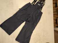 Spodnie narciarskie CMP, na szelkach, rozmiar 92, granatowe