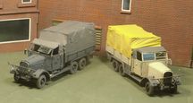 Модель грузового автомобиля Henschel 33 в масштабе 1:43 из металла