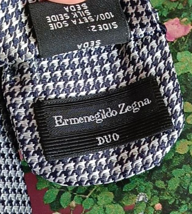 Стильна краватка Ermenegildo  Zegna duo silk Італія