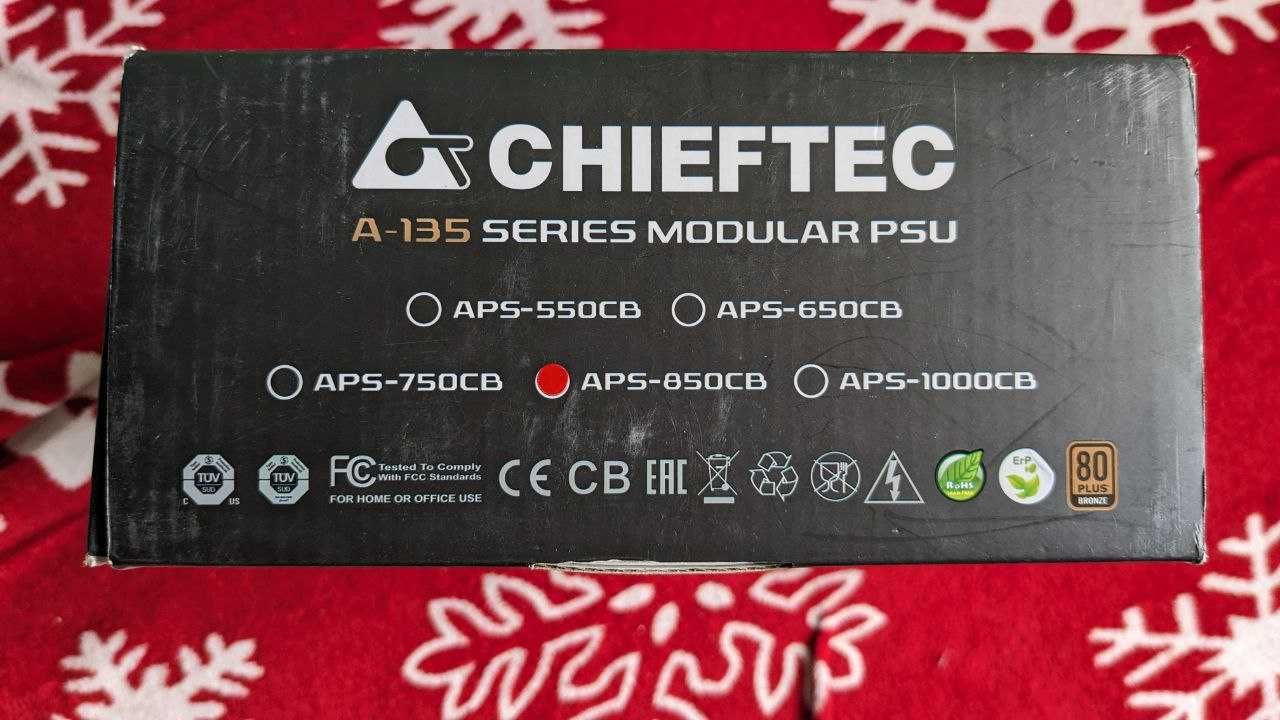 Блок живлення Chieftec A-135 APS-850CB 850W блок питания