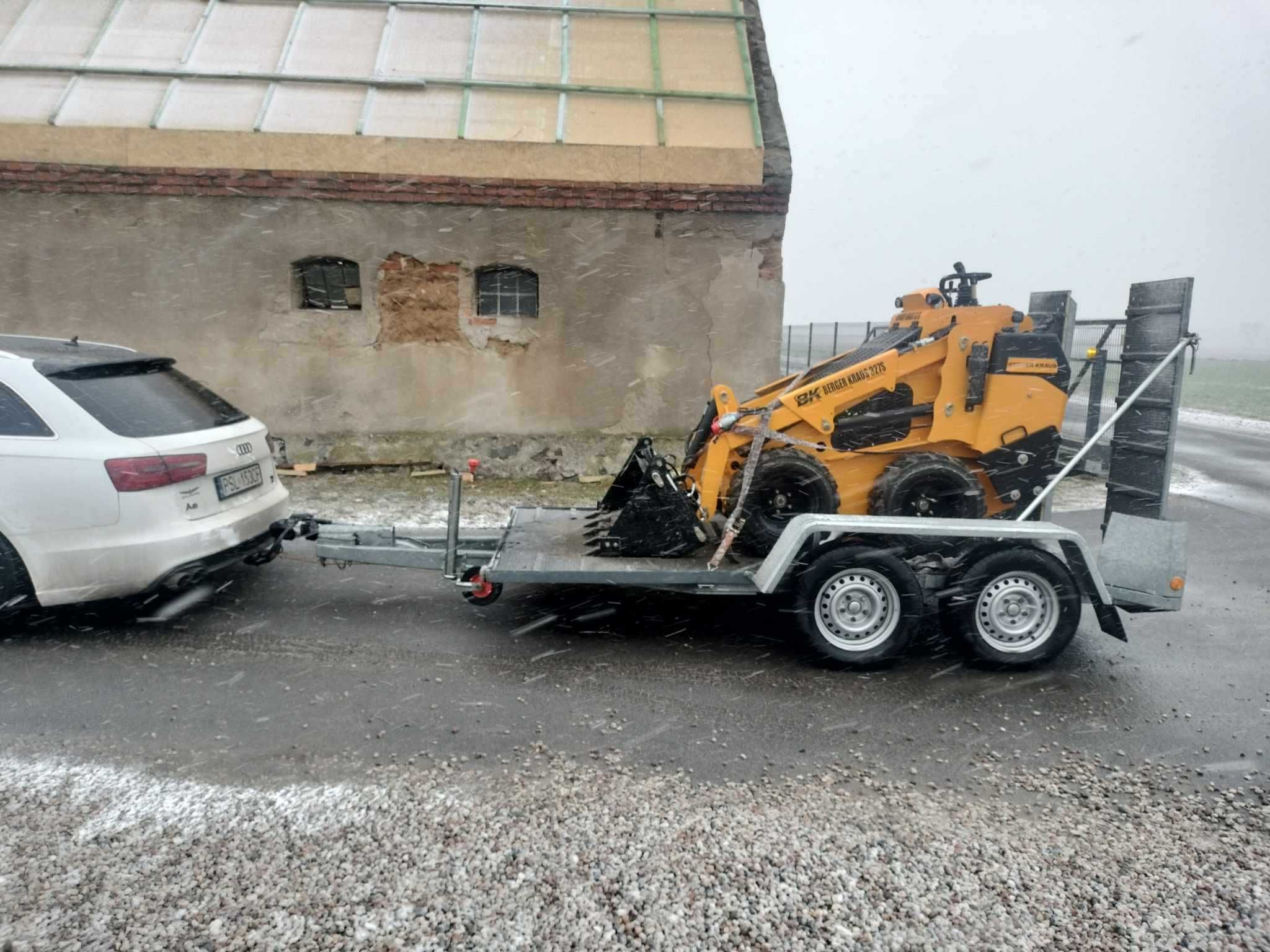 Usługi ogrodnicze miniładowarka wycinka drzew ogrodnik pielęgnacja