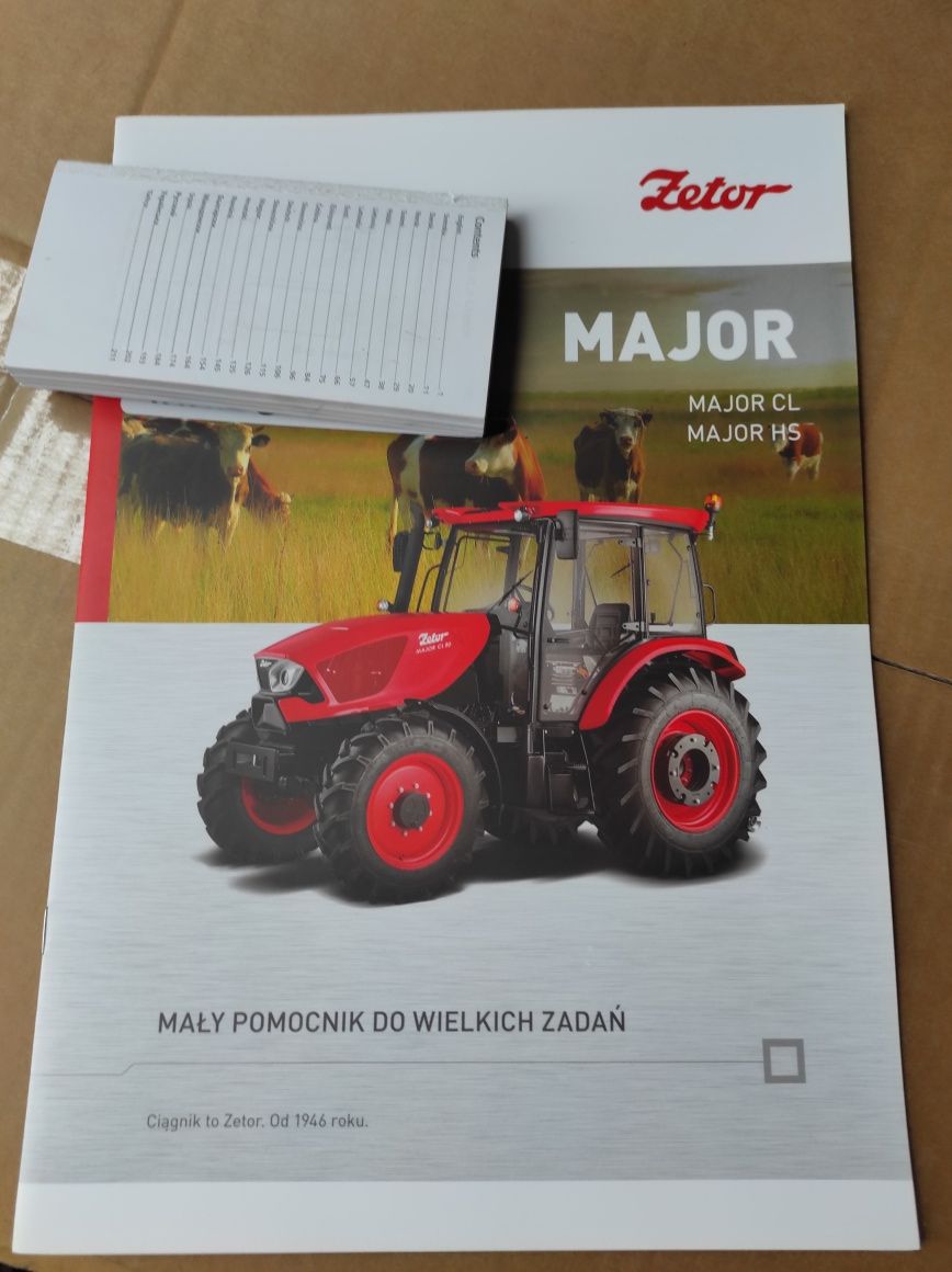 Książki naukowe Zetor Major folder