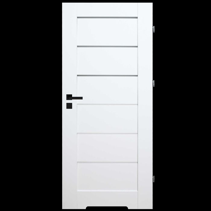 Komplet Drzwi wew. ramowe TORENO Białe + ościeżnica regulowana