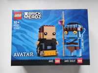 Klocki LEGO BrickHeadz Kolekcjonerski-> Jake Sully i jego awatar 40554