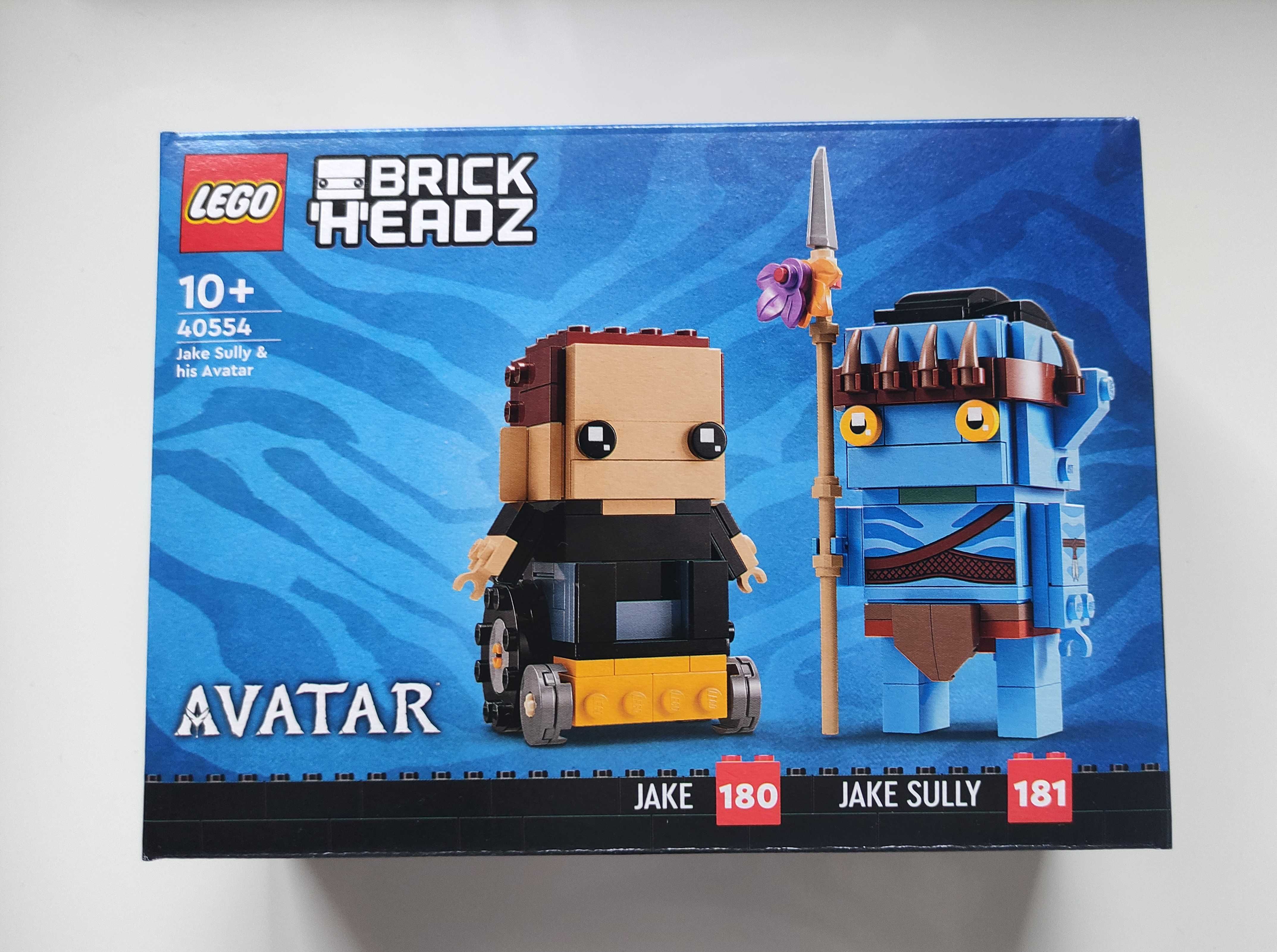 Klocki LEGO BrickHeadz Kolekcjonerski-> Jake Sully i jego awatar 40554