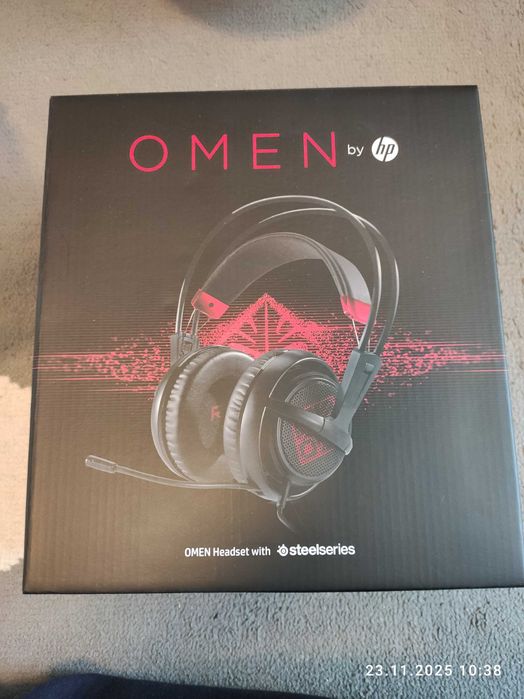 Słuchawki HP Omen (X7Z95AA) Nauszne (SteelSeries) NOWE