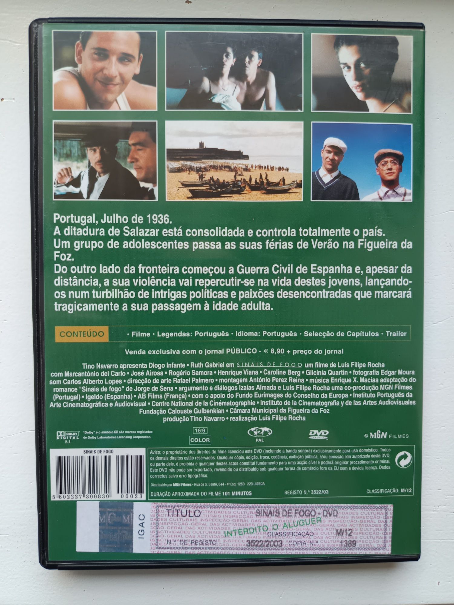 DVD sinais de fogo