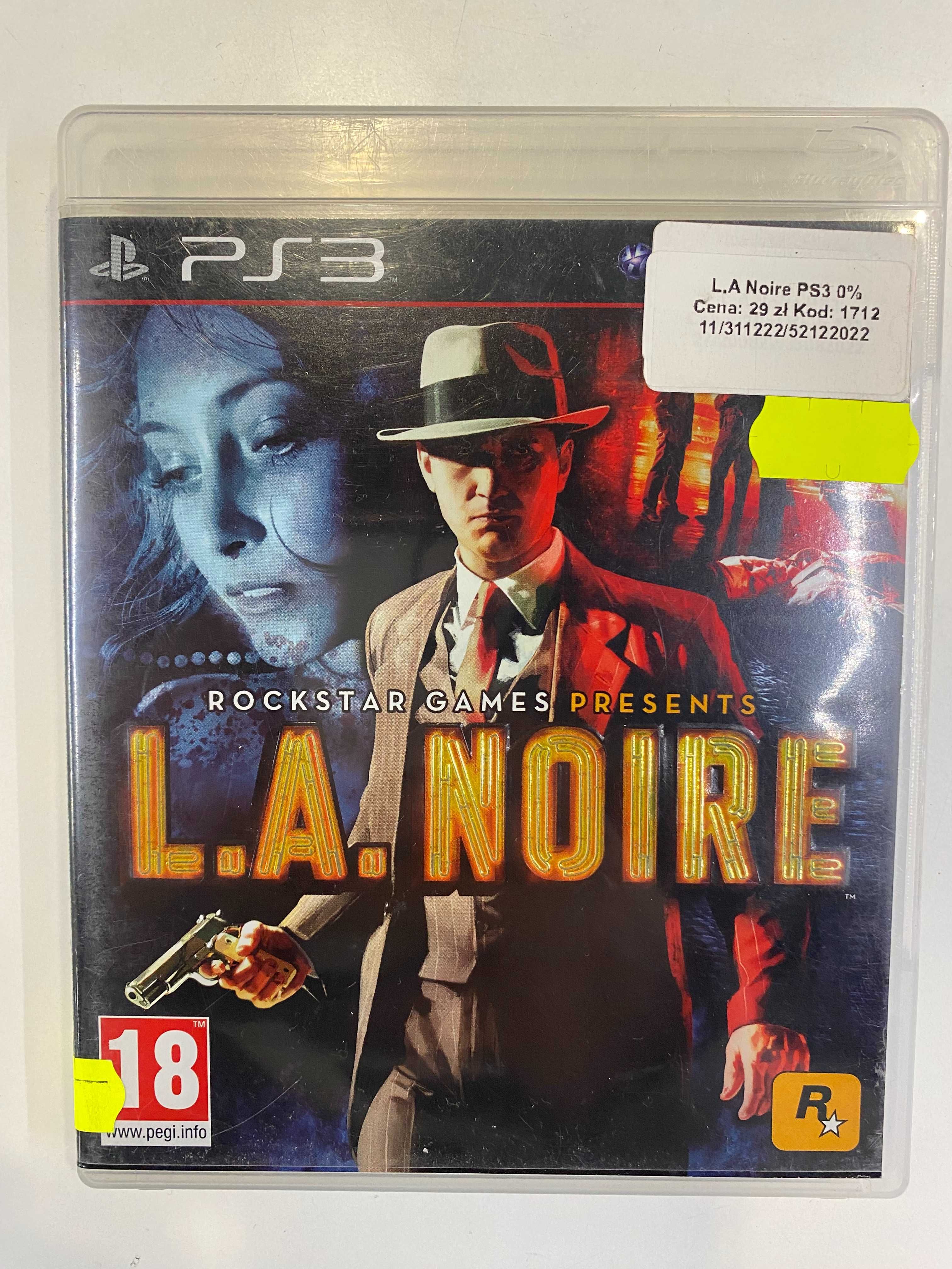 L.A Noire PS3 Sklep Ostróda