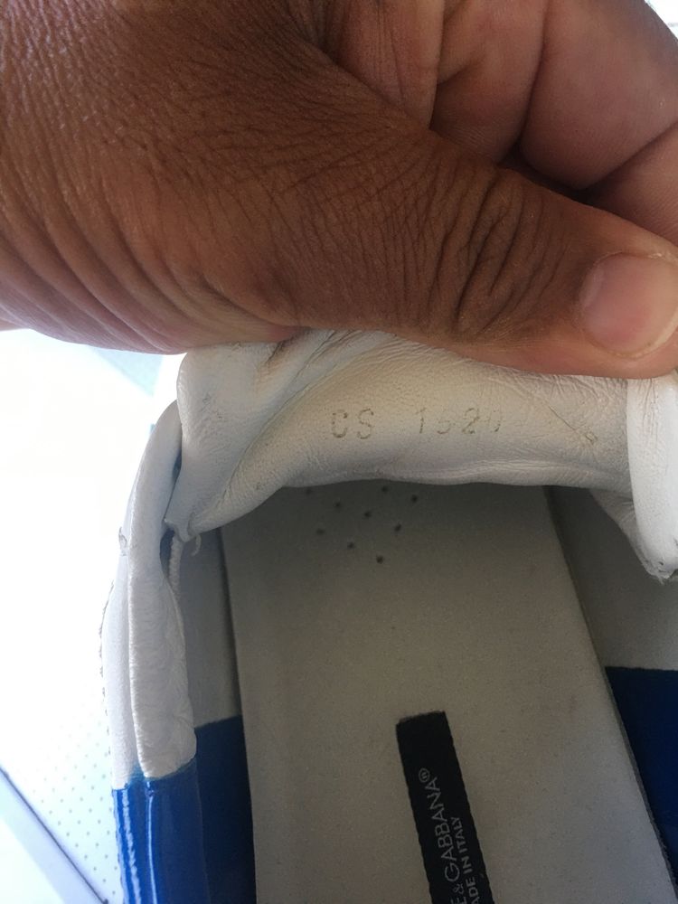 Tenis dolce & Gabbana autentico  N 43