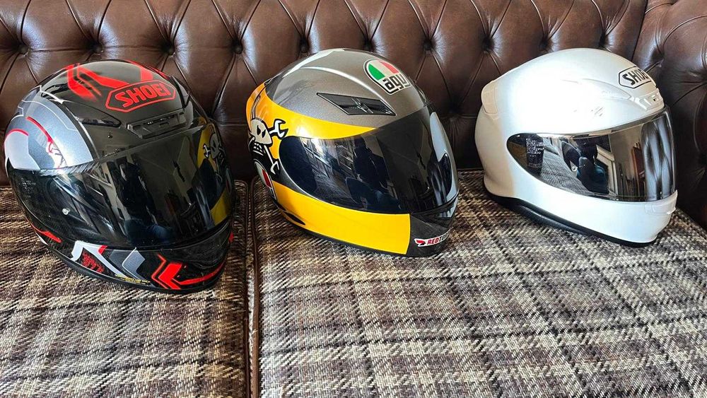 Capacetes Shoei NXR e AGV K3