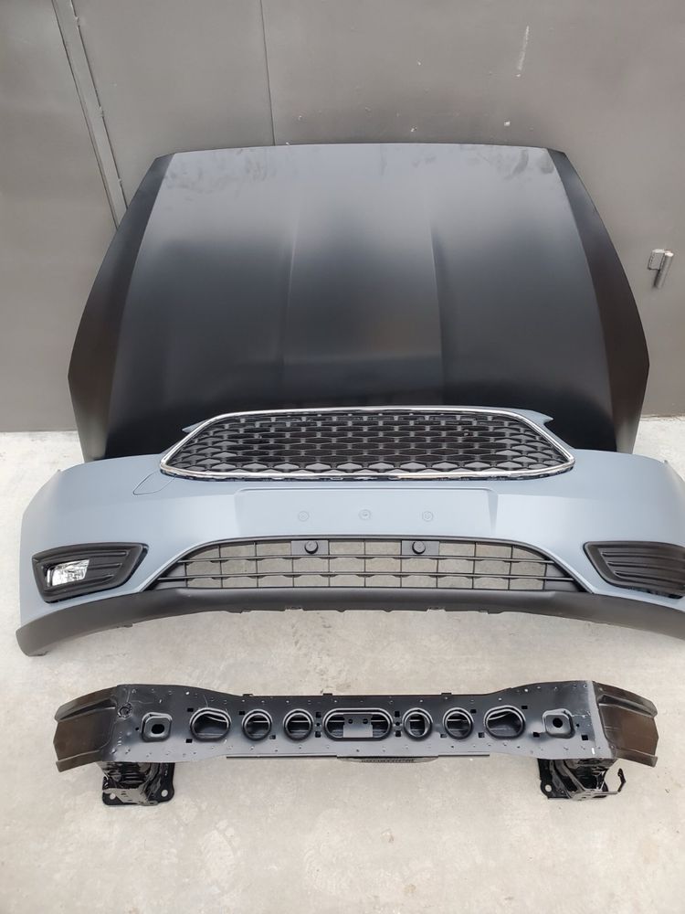 Низ переднего бампера focus mk3 решетка