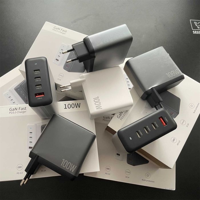 Швидка зарядка 100W 65W 25W GAN 2 premium