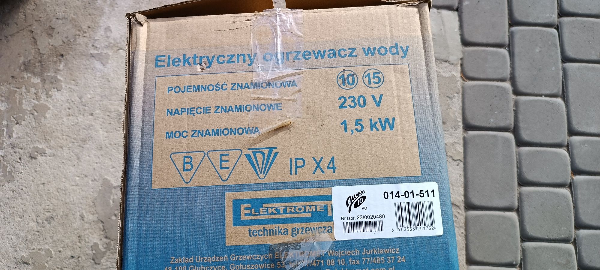 Podgrzewacz wody podumywalkowy 10l