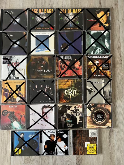 Музичні фірмові компакт Cd діски