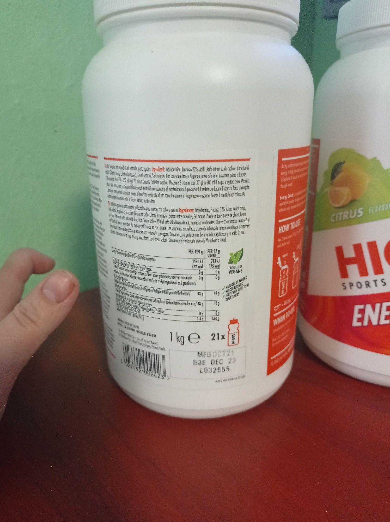 Напій енергетичний High5 Energy Drink 1kg
