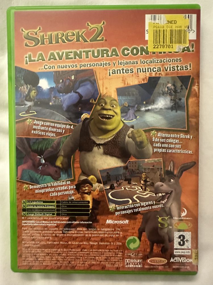 Jogo Shrek 2 xbox