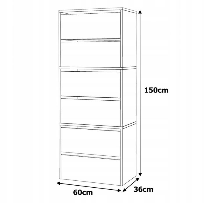 Duża szafka na buty