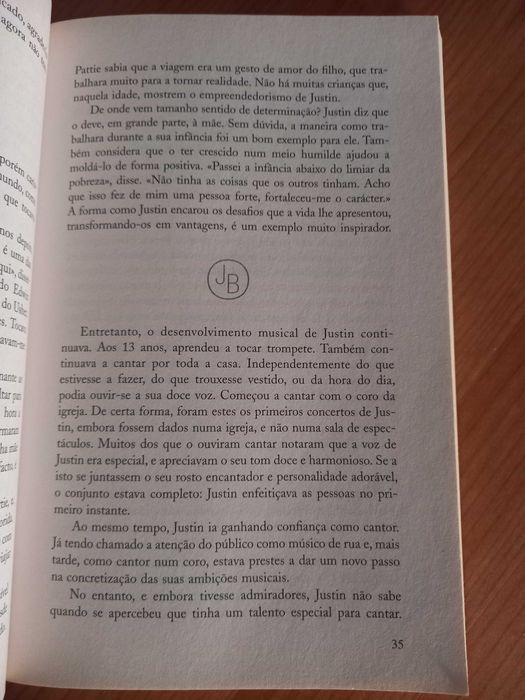 Livro Justin Bieber