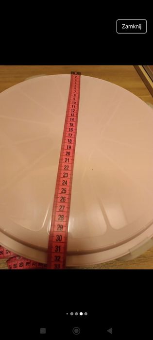 Duży pojemnik na tort/ciasto