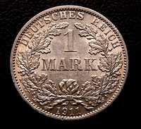 Moneta Cesarstwo Niemiec 1 marka 1911r ka
