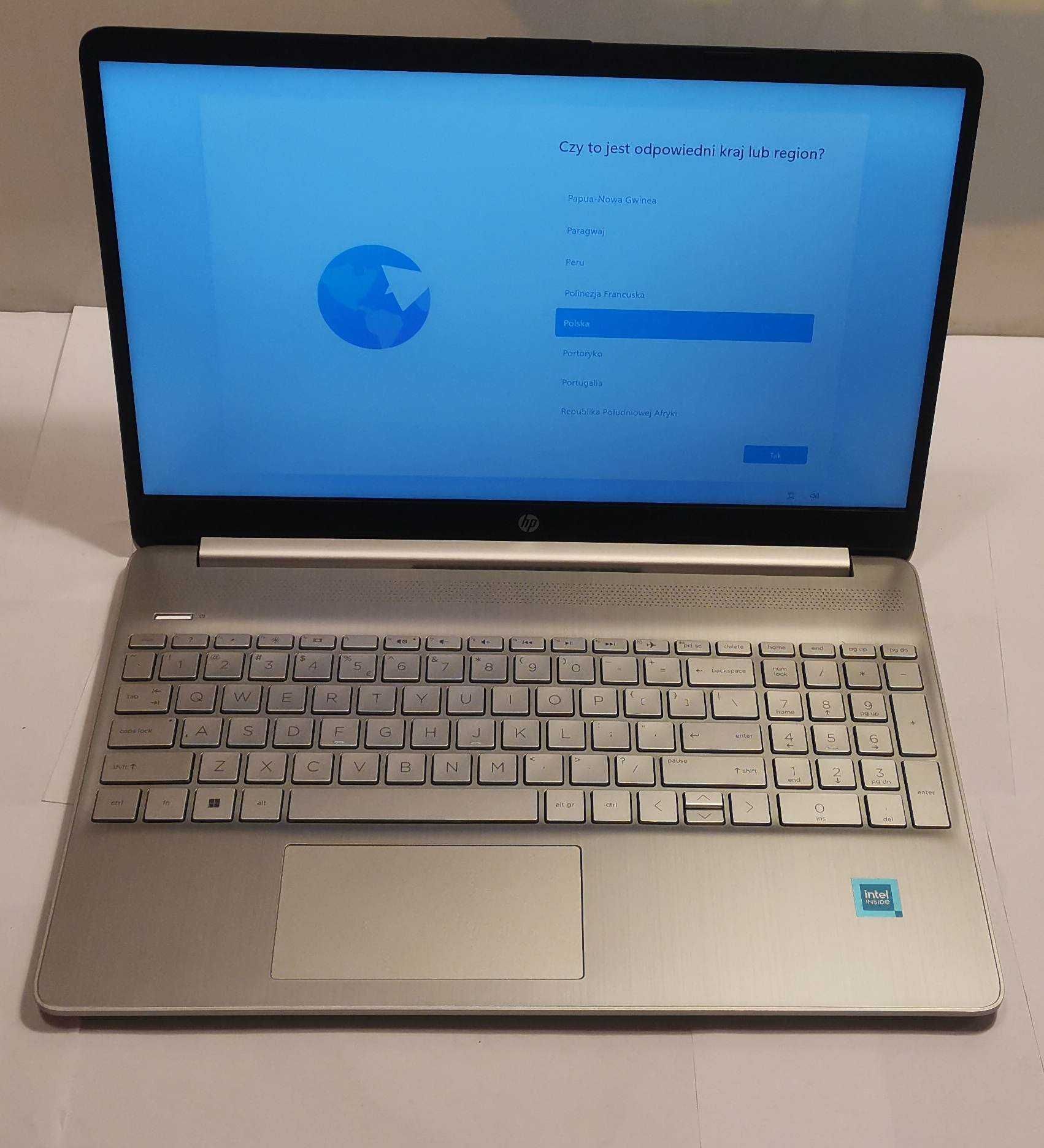 Laptop HP 15s, gwarancja  stan bdb