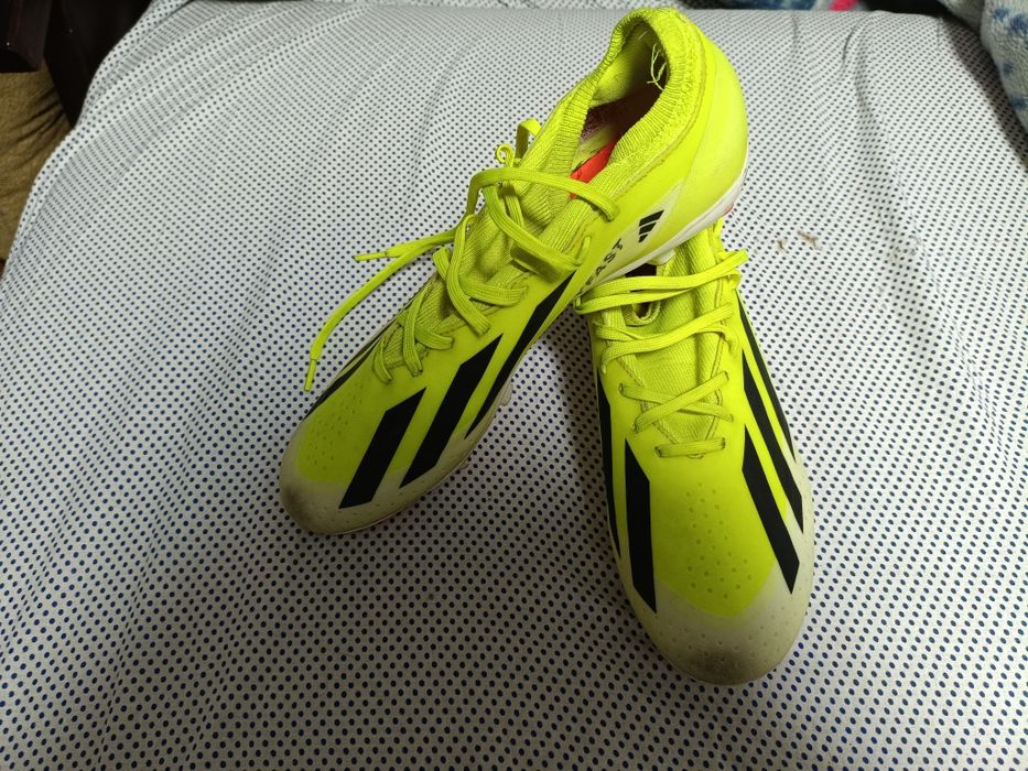 футбольные бутсы Adidas X Crazyfast League FG в расцветке Team Solar