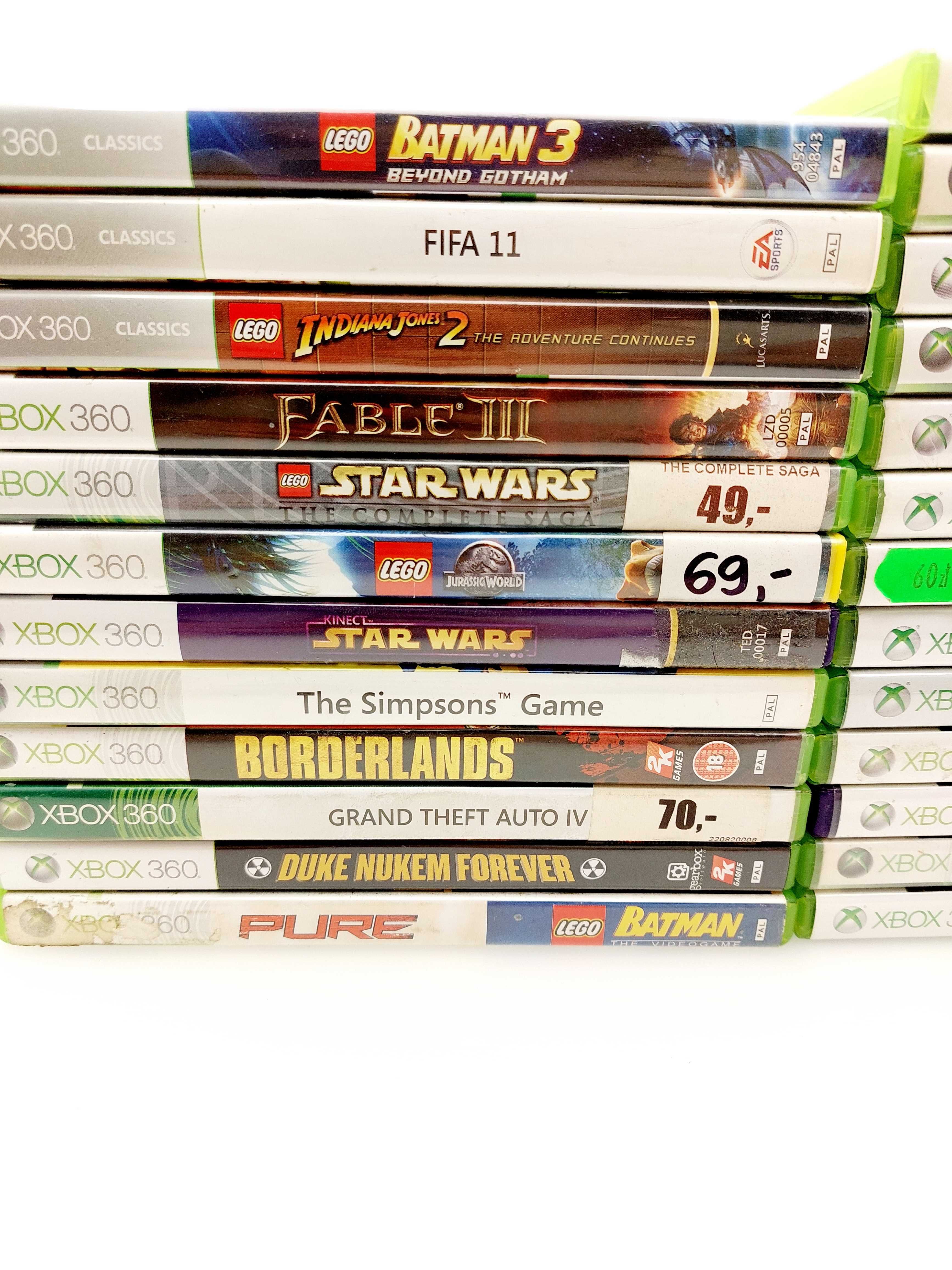 Konsola XBOX 360 S 250GB ZESTAW 25 gier (27/24)psz