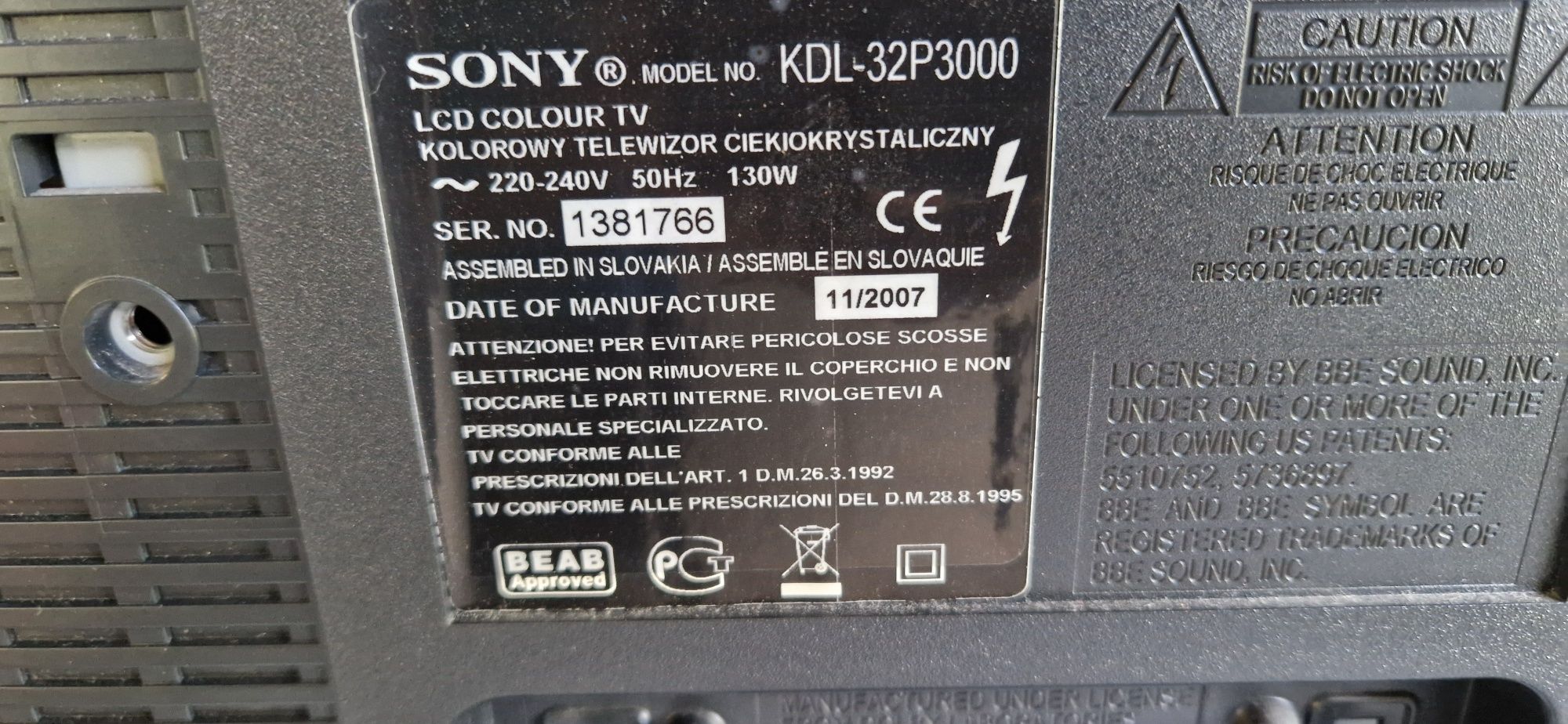 Telewizor sony Bravia 40 cal