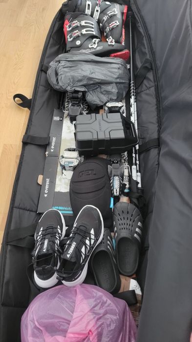 сумка чехол для лиж на колесах195×36×16