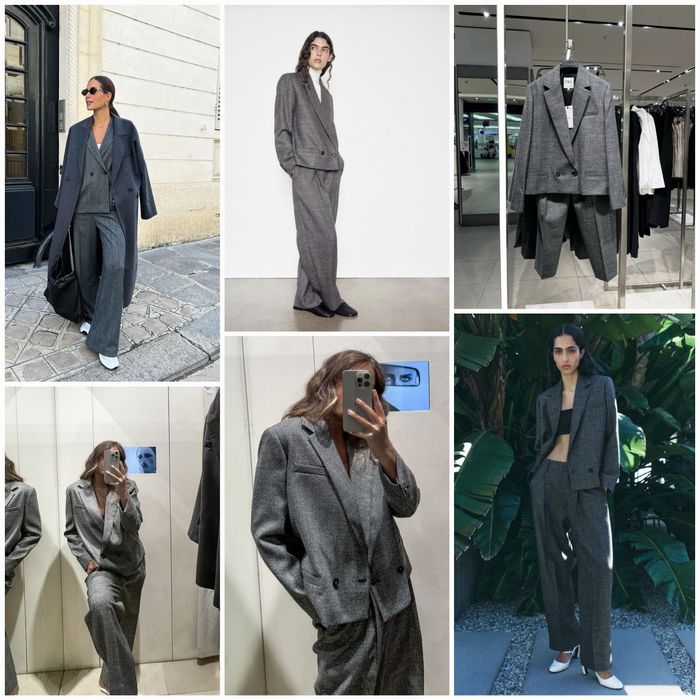 Дуже крутий стильний вовняний костюм Zara з преміальної колекції.