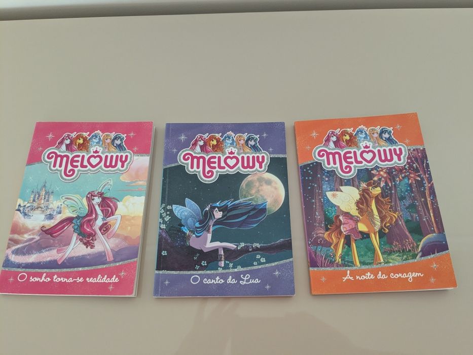 Livros Melowy, volumes 1, 2, 3