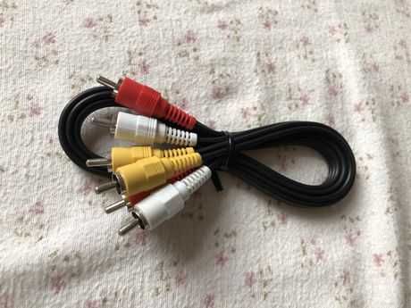 Przewód audio video 3xcinch/3xcinch kabel kabelek