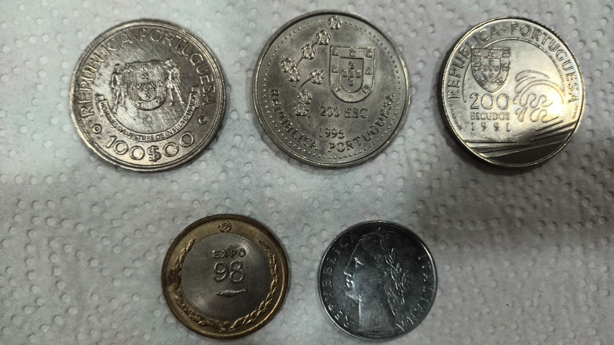 20€ Moedas de coleção antigas para desocupar: